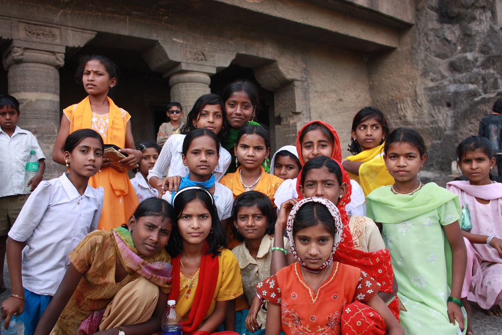Students together at school